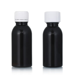 100ml Empty pet plastic cough syrup bottle wholesale | liquid medicine | child lock | manufacturer | LaiyangPackaging.com