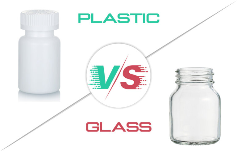 plastic vs glass | Laiyangpackaging.com