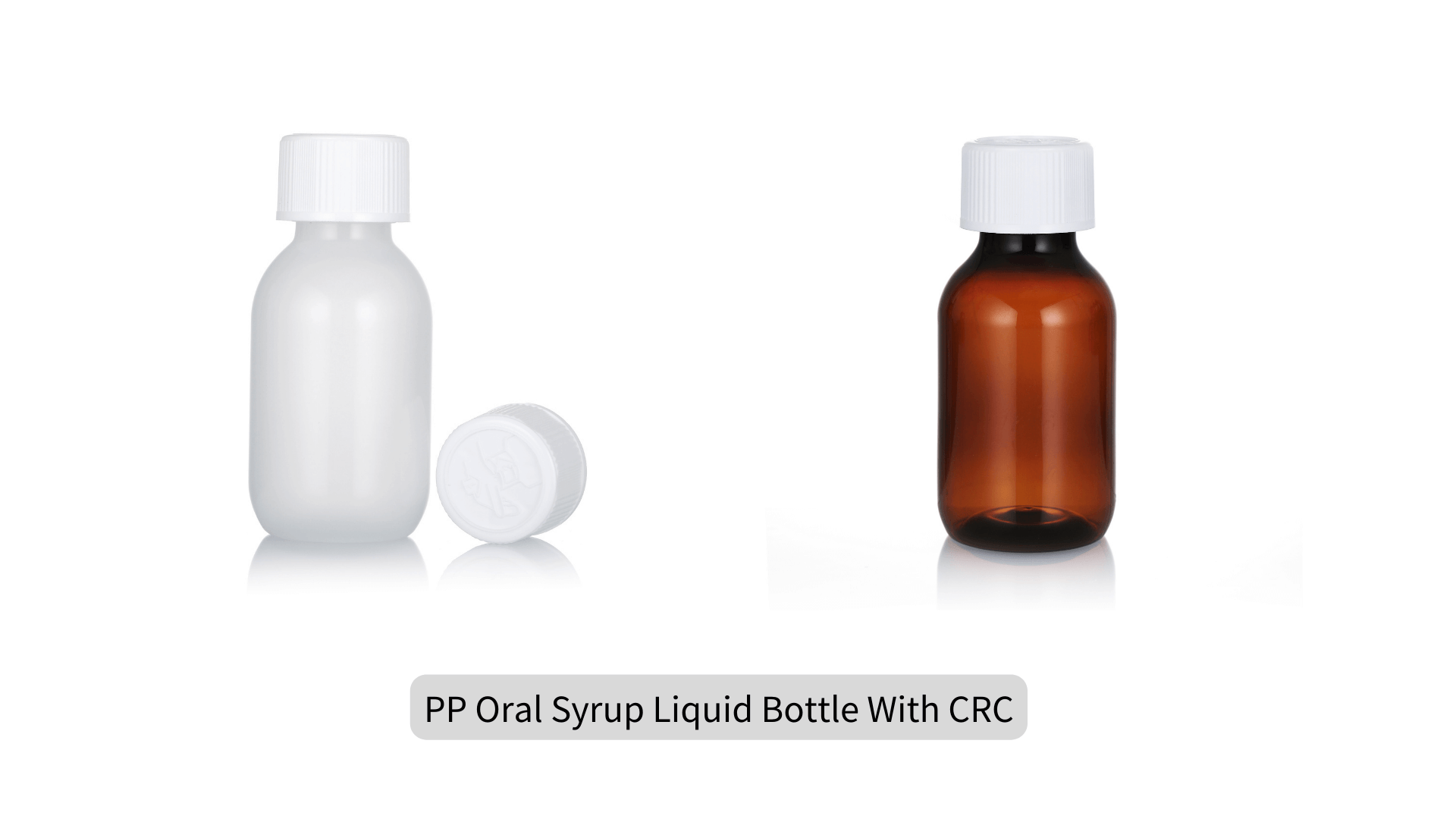 pp oral syrup liquid bottle with crc