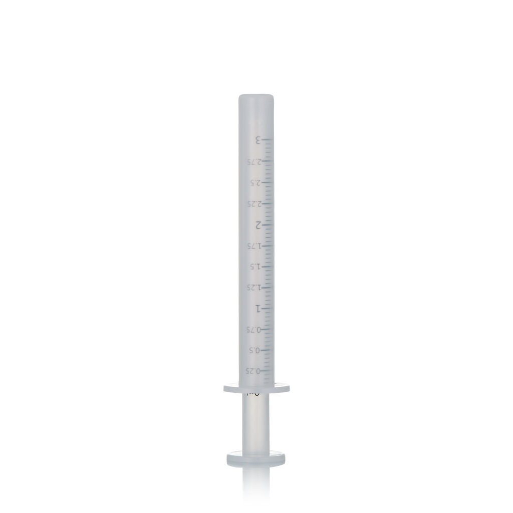 oral dosing pipette | syringe | non tip | LaiyangPackaging.com 3ml flat