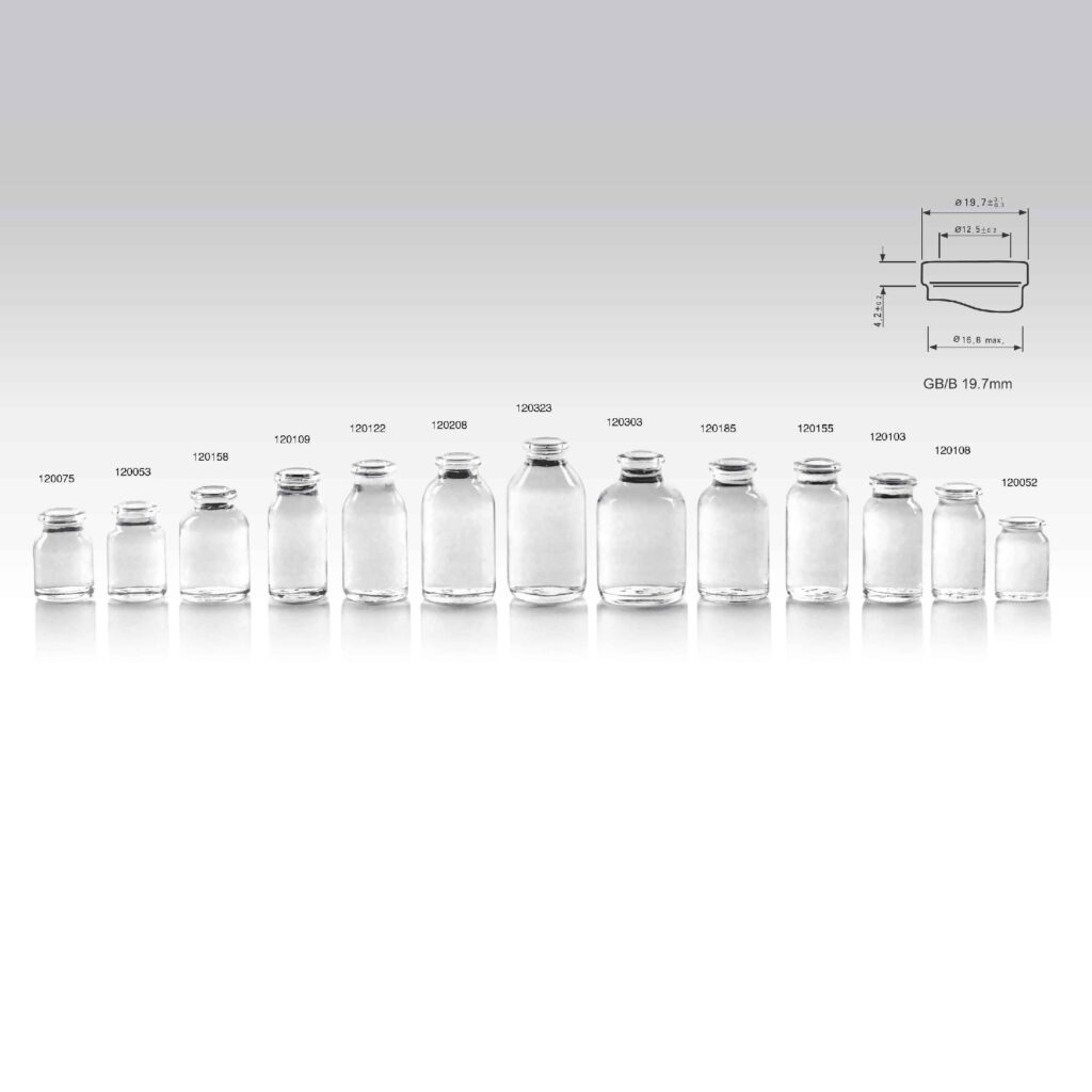 molded soda lime glass bottle for pharmaceutical injection type ii,iii | Laiyangpackaging.com