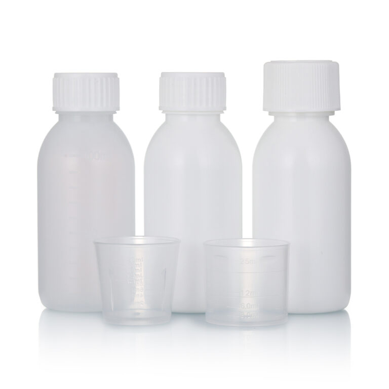 Dry Syrup HDPE Bottles | LaiyangPackaging.com ｜CRC | Tamper-evident