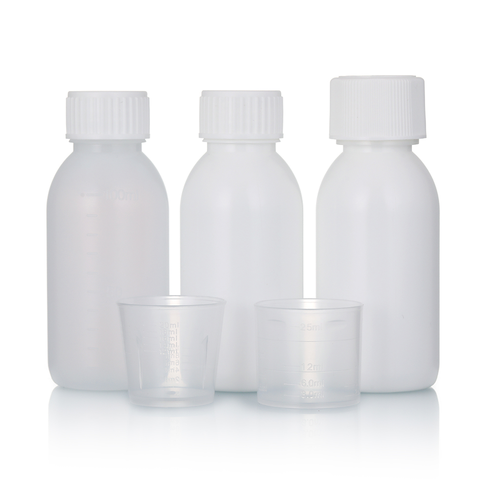 Dry Syrup HDPE Bottles | LaiyangPackaging.com ｜CRC | Tamper-evident