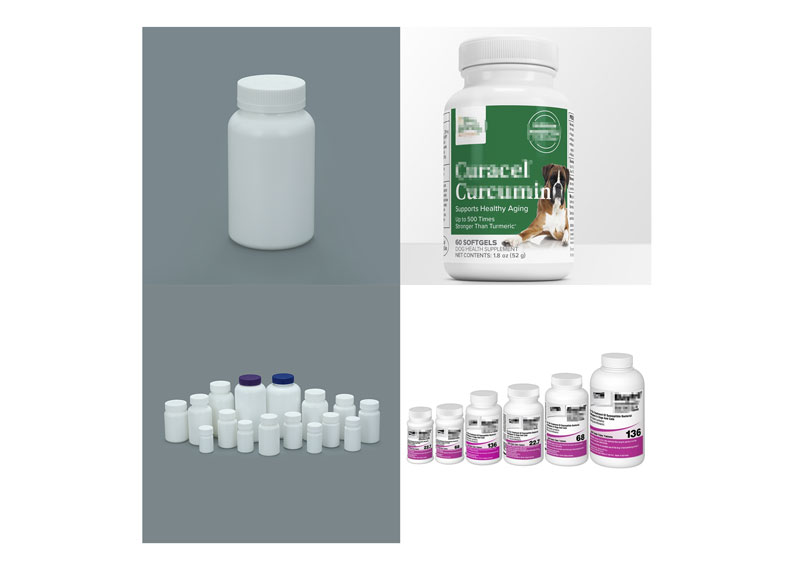 Bottle for Animal Healthcare Supplement | laiyangpackging | laiyangpackaging.com | calcium tablets, bone nutrition supplements, vitamins | Baytril elanco