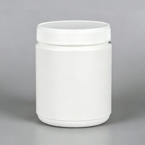 White HDPE Plastic Straight Sided Wide Mouth Jars | laiyangpackaging.com | 500cc, 800cc, 1000cc, 1200cc,1500cc, 2000cc | HDPE or PCR HDPE on request