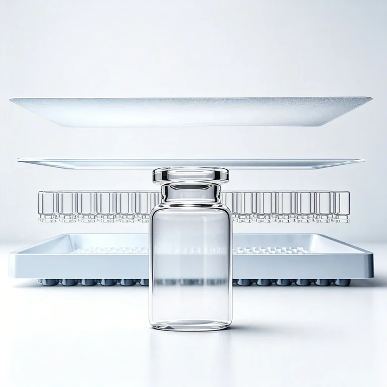 Ready-To-Use Pharmaceutical Glass Vials Supplier | adapt | tray or nest&cup | laiyangpackaging.com